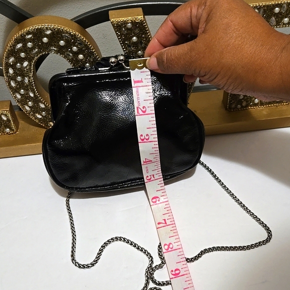 Brighton Mini Rosie Patent Leather Large Coin Purse Crossbody - Picture 4 of 10